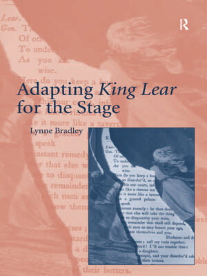cover image of Adapting King Lear for the Stage